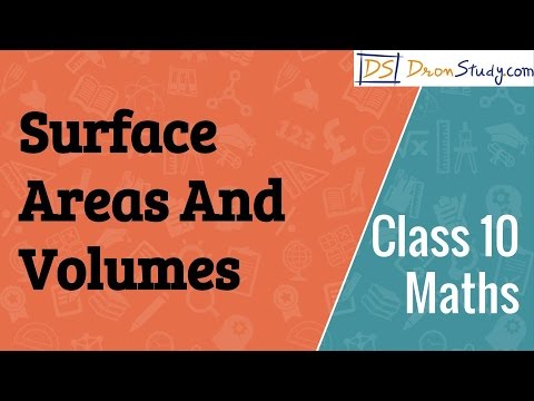 Surface Areas And Volumes for CBSE Class 10th